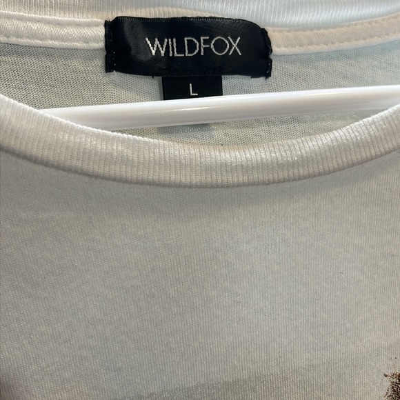 WILDFOX Rainbow Coast Keke T-Shirt-Large - Picture 4 of 5